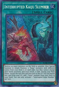 Interrupted Kaiju Slumber [BLHR-EN087] Secret Rare | Mega City Incorporated