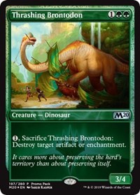 Thrashing Brontodon [Promo Pack: Core Set 2020] | Mega City Incorporated
