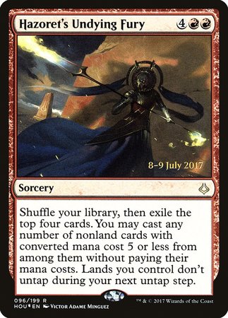 Hazoret's Undying Fury [Hour of Devastation Promos] | Mega City Incorporated