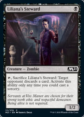 Liliana's Steward [Core Set 2021] | Mega City Incorporated