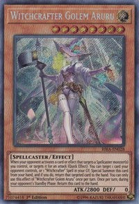 Witchcrafter Golem Aruru [RIRA-EN028] Secret Rare | Mega City Incorporated