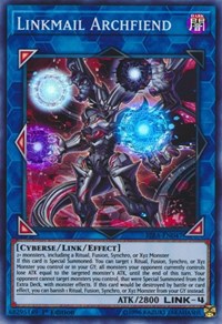 Linkmail Archfiend [RIRA-EN047] Super Rare | Mega City Incorporated