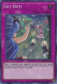 Get Out! [RIRA-EN076] Secret Rare | Mega City Incorporated