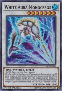 White Aura Monoceros [RIRA-EN095] Super Rare | Mega City Incorporated