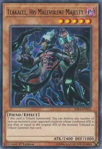 Tlakalel, His Malevolent Majesty (Sneak Peek) [RIRA-ENSP1] Ultra Rare | Mega City Incorporated