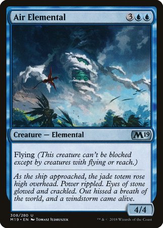 Air Elemental [Core Set 2019] | Mega City Incorporated