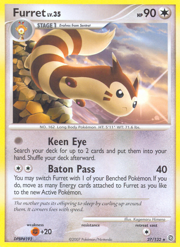 Furret (27/132) [Diamond & Pearl: Secret Wonders] | Mega City Incorporated