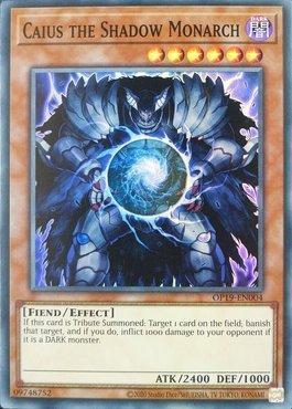 Caius the Shadow Monarch [OP19-EN004] Super Rare | Mega City Incorporated