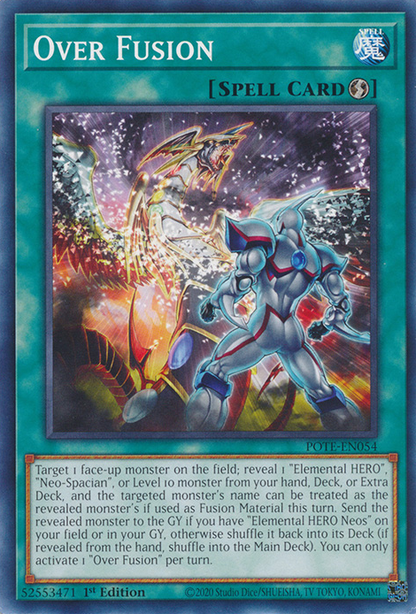Over Fusion [POTE-EN054] Common | Mega City Incorporated