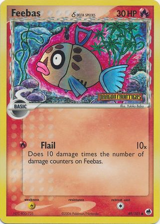 Feebas (49/101) (Delta Species) (Stamped) [EX: Dragon Frontiers] | Mega City Incorporated