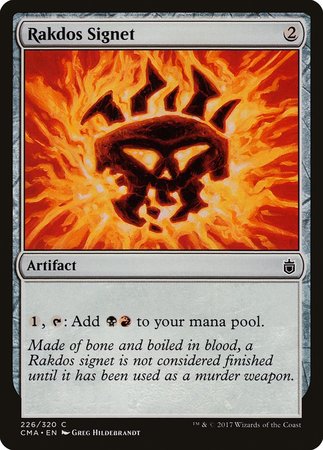 Rakdos Signet [Commander Anthology] | Mega City Incorporated