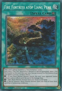 Fire Fortress atop Liang Peak [FIGA-EN018] Secret Rare | Mega City Incorporated