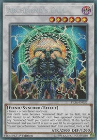 Archfiend's Call [FIGA-EN032] Secret Rare | Mega City Incorporated