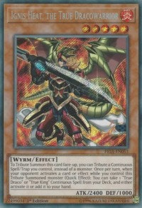 Ignis Heat, the True Dracowarrior [FIGA-EN053] Secret Rare | Mega City Incorporated