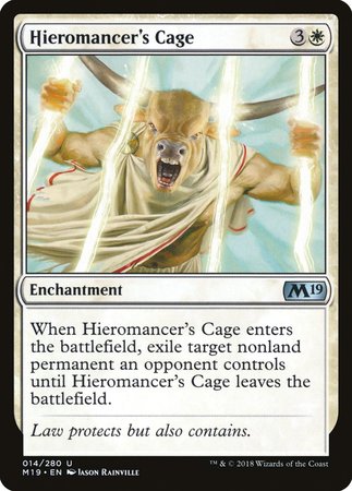 Hieromancer's Cage [Core Set 2019] | Mega City Incorporated