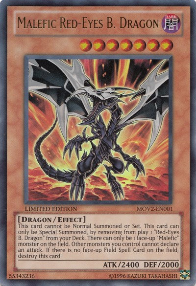 Malefic Red-Eyes B. Dragon [MOV2-EN001] Ultra Rare | Mega City Incorporated