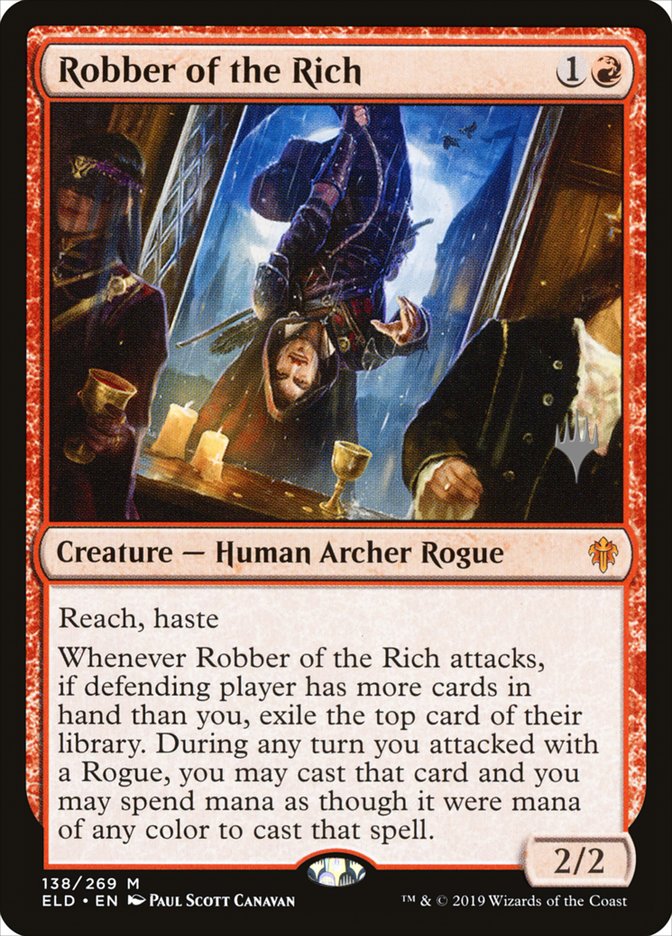 Robber of the Rich (Promo Pack) [Throne of Eldraine Promos] | Mega City Incorporated