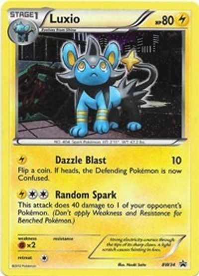 Luxio (BW34) (Cosmos Holo) [Black & White: Black Star Promos] | Mega City Incorporated