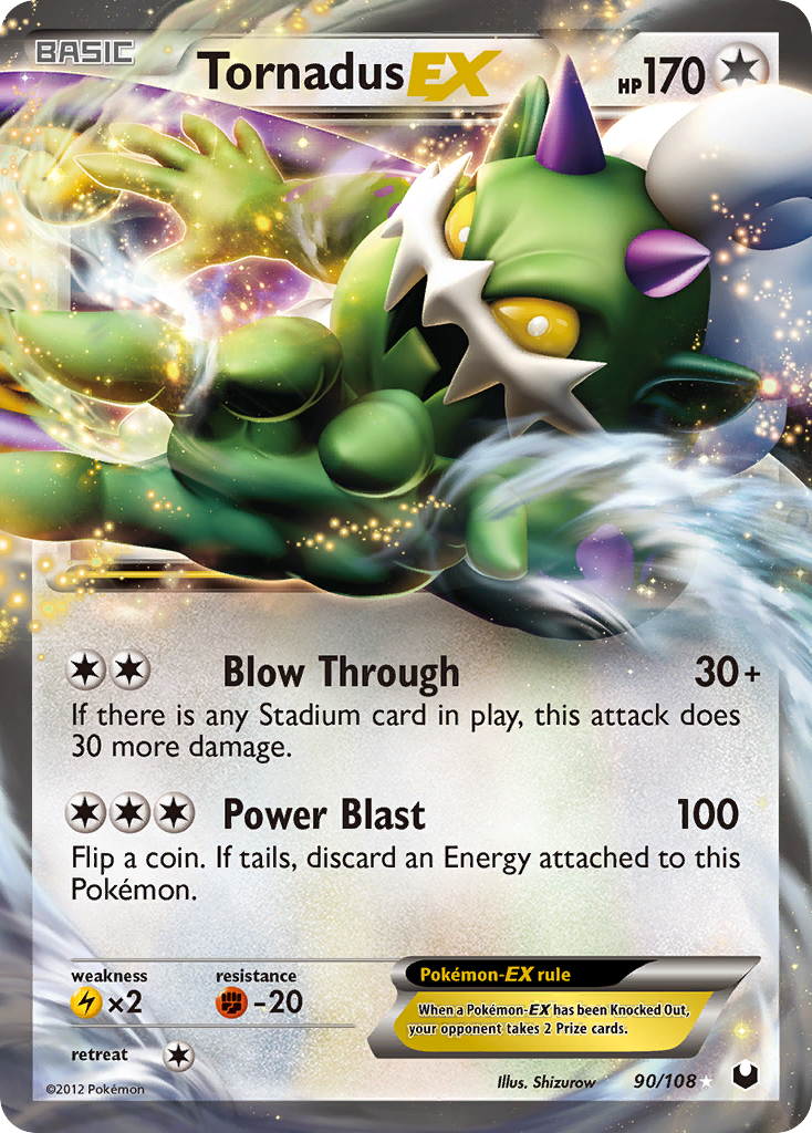 Tornadus EX (90/108) [Black & White: Dark Explorers] | Mega City Incorporated