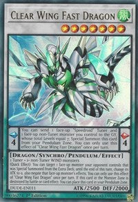 Clear Wing Fast Dragon [DUDE-EN011] Ultra Rare | Mega City Incorporated