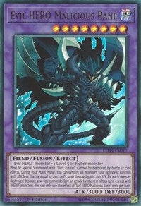 Evil HERO Malicious Bane [LED5-EN012] Ultra Rare | Mega City Incorporated