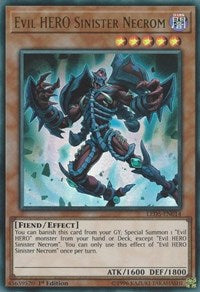 Evil HERO Sinister Necrom [LED5-EN014] Ultra Rare | Mega City Incorporated