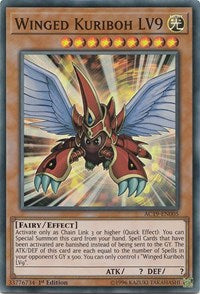 Winged Kuriboh LV9 [AC19-EN005] Super Rare | Mega City Incorporated