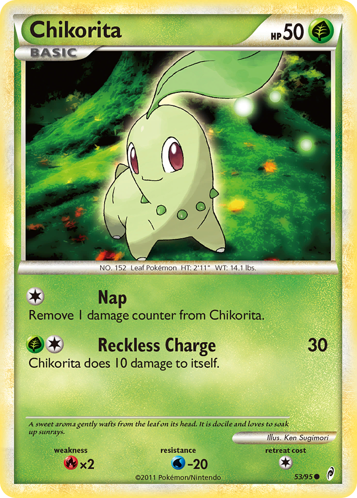 Chikorita (53/95) [HeartGold & SoulSilver: Call of Legends] | Mega City Incorporated