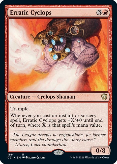 Erratic Cyclops [Commander 2021] | Mega City Incorporated