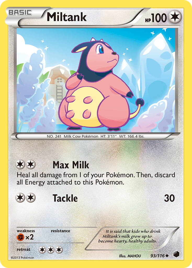 Miltank (93/116) [Black & White: Plasma Freeze] | Mega City Incorporated