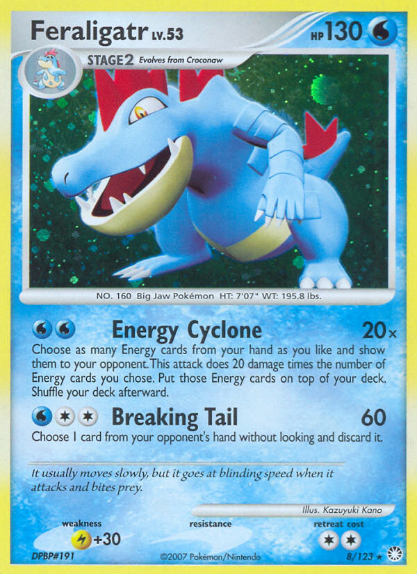 Feraligatr (8/123) [Diamond & Pearl: Mysterious Treasures] | Mega City Incorporated