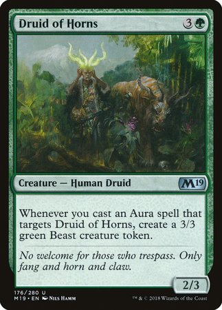 Druid of Horns [Core Set 2019] | Mega City Incorporated