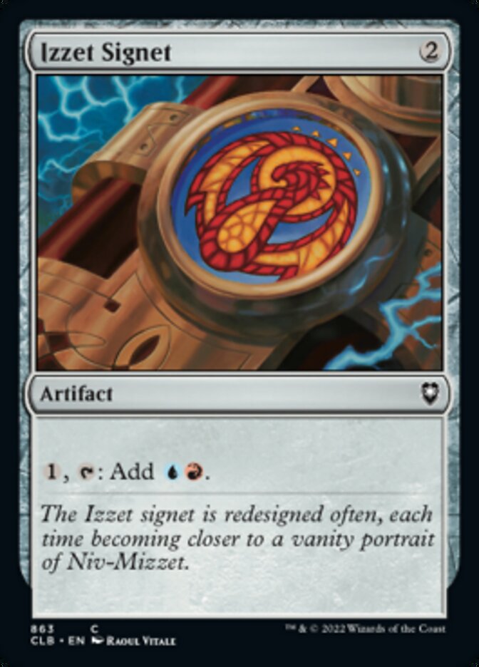 Izzet Signet [Commander Legends: Battle for Baldur's Gate] | Mega City Incorporated