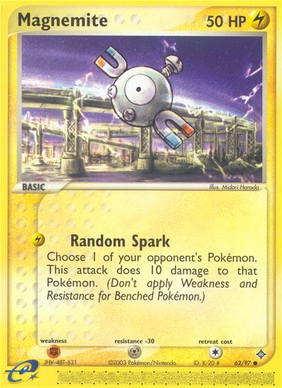 Magnemite (62/97) [EX: Dragon] | Mega City Incorporated