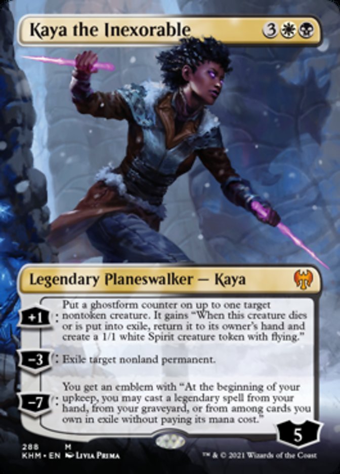 Kaya the Inexorable (Borderless) [Kaldheim] | Mega City Incorporated