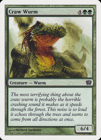 Craw Wurm [Ninth Edition] | Mega City Incorporated