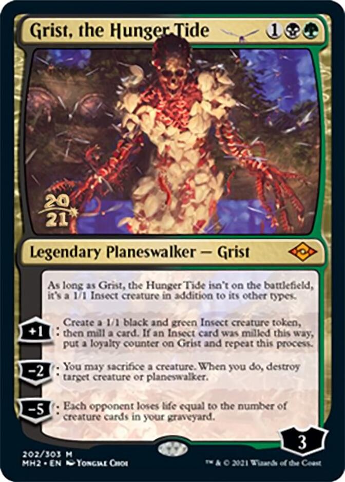 Grist, the Hunger Tide [Modern Horizons 2 Prerelease Promos] | Mega City Incorporated