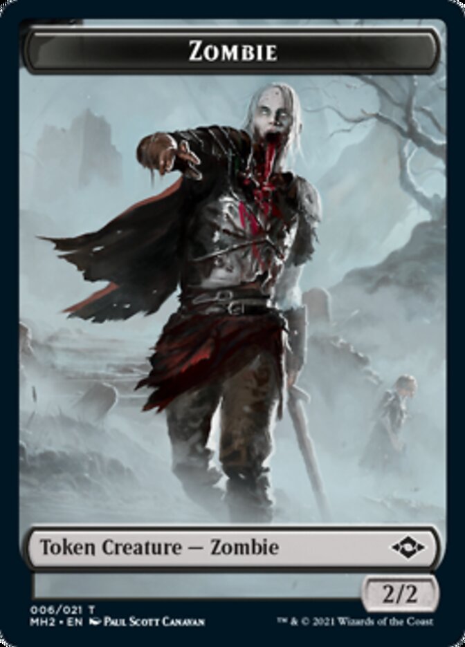 Zombie Token [Modern Horizons 2 Tokens] | Mega City Incorporated