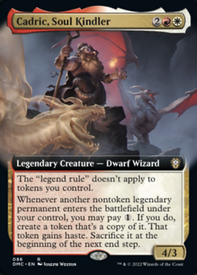 Cadric, Soul Kindler (Extended Art) [Dominaria United Commander] | Mega City Incorporated