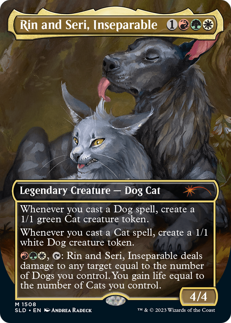 Rin and Seri, Inseparable (1508) // Rin and Seri, Inseparable [Secret Lair Commander Deck: Raining Cats and Dogs] | Mega City Incorporated