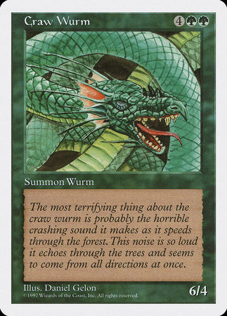 Craw Wurm [Fifth Edition] | Mega City Incorporated