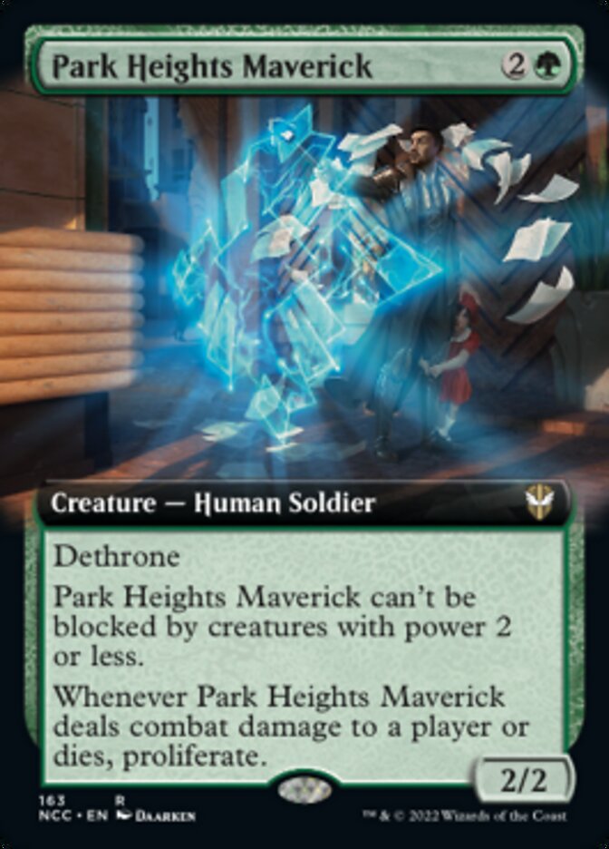 Park Heights Maverick (Extended Art) [Streets of New Capenna Commander] | Mega City Incorporated