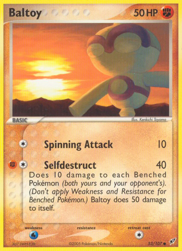 Baltoy (53/107) [EX: Deoxys] | Mega City Incorporated