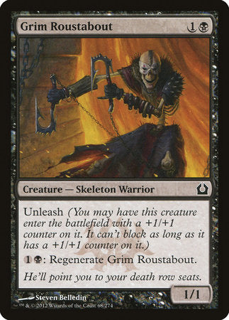 Grim Roustabout [Return to Ravnica] | Mega City Incorporated