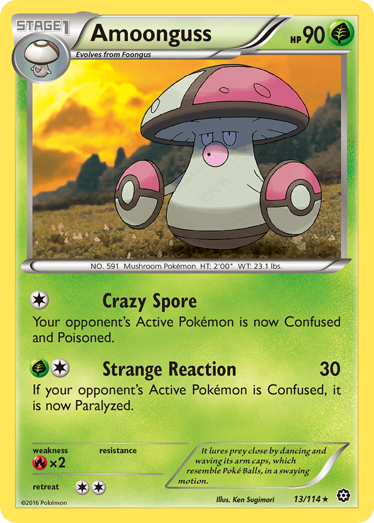 Amoonguss (13/114) [XY: Steam Siege] | Mega City Incorporated