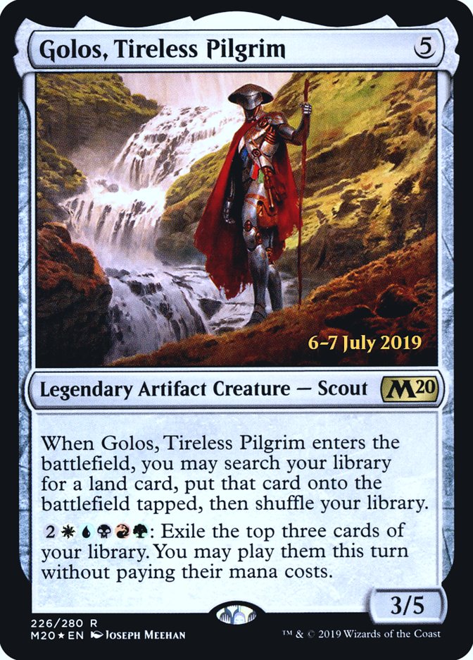 Golos, Tireless Pilgrim  [Core Set 2020 Prerelease Promos] | Mega City Incorporated