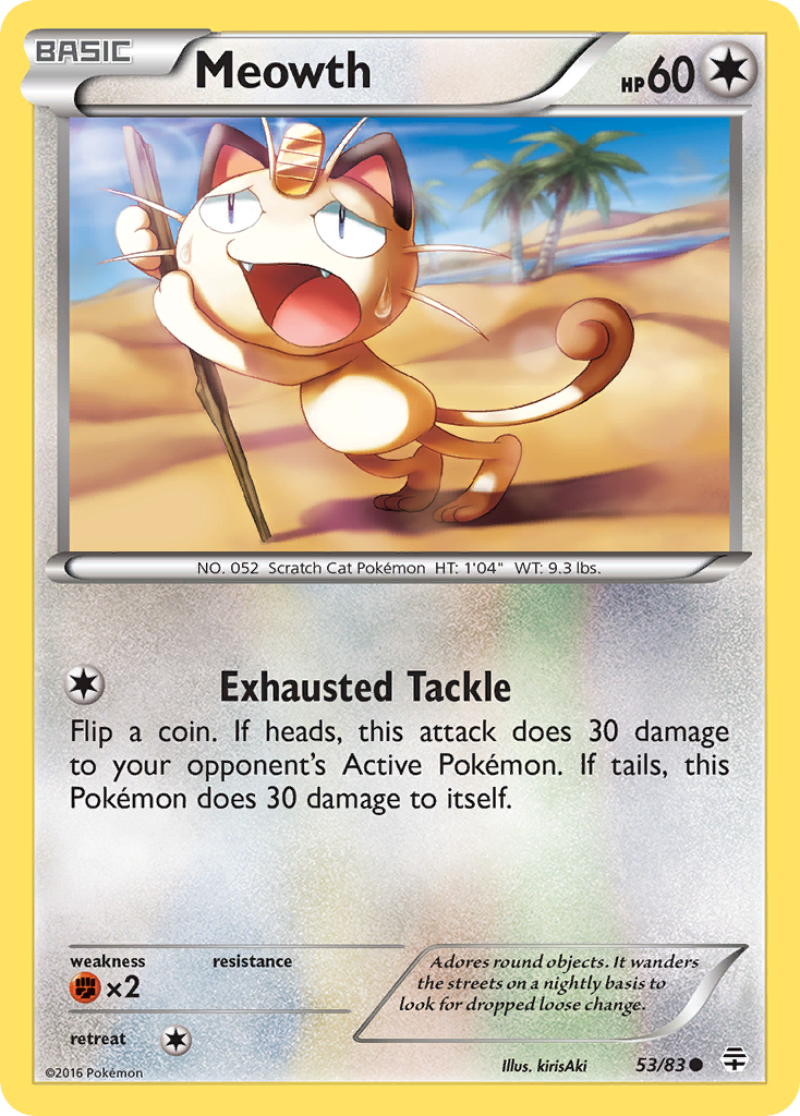 Meowth (53/83) [XY: Generations] | Mega City Incorporated