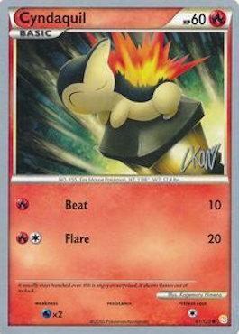 Cyndaquil (61/123) (Reshiphlosion - Christopher Kan) [World Championships 2011] | Mega City Incorporated