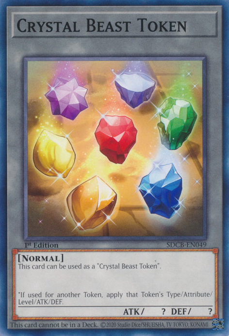 Crystal Beast Token [SDCB-EN049] Common | Mega City Incorporated