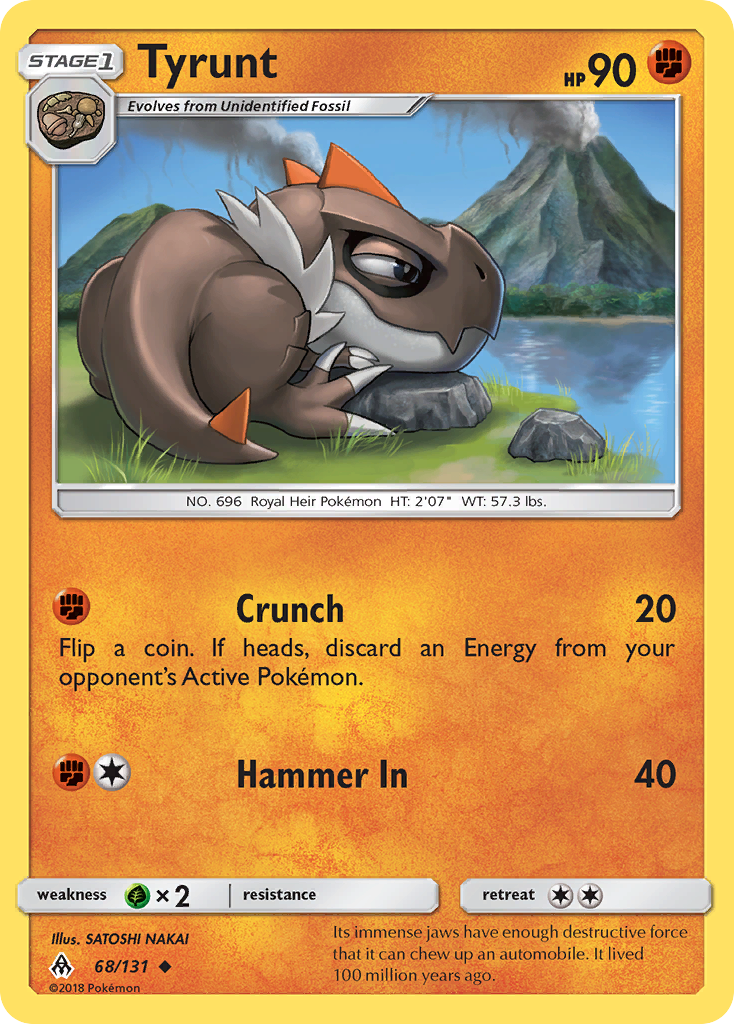 Tyrunt (68/131) [Sun & Moon: Forbidden Light] | Mega City Incorporated